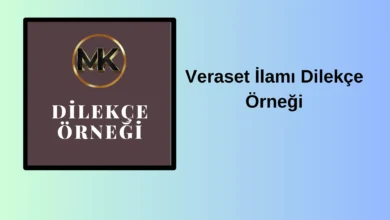 Veraset Ilami Dilekce Ornegi