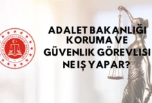 Adalet Bakanlığı Koruma ve Güvenlik Görevlisi Ne İş Yapar 2025